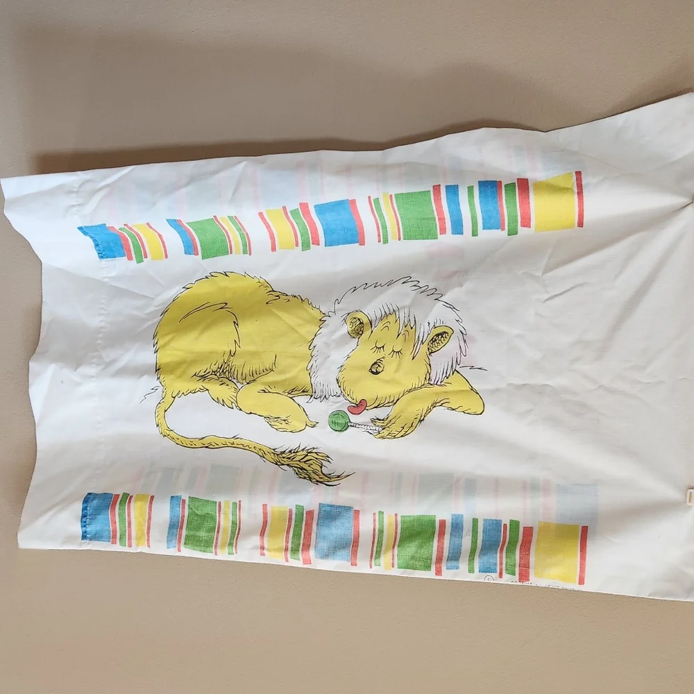 Oversized Dr. Suess pillowcase